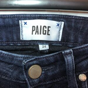 24 Paige Verdugo Crop Women's Blue Jeans